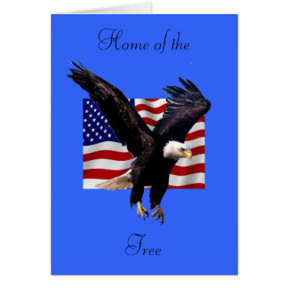 Cartão Águia americana