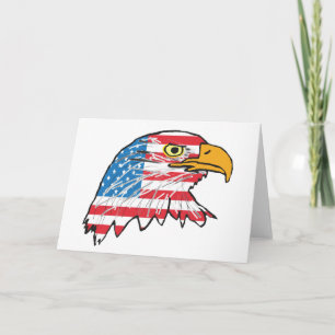 Cartão Águia Americana