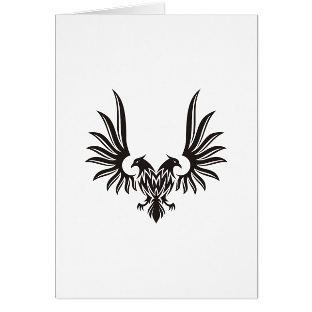 Cartão Águia com duas cabeças (Frente)