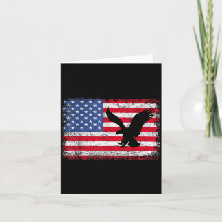 Cartão Águia da Bandeira Americana EUA