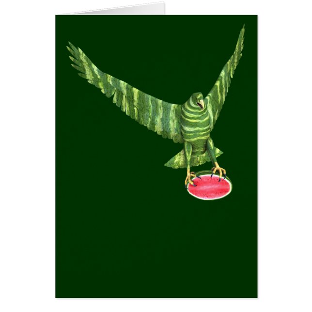 Cartão Águia do Dia Nacional da Melancia (Frente)