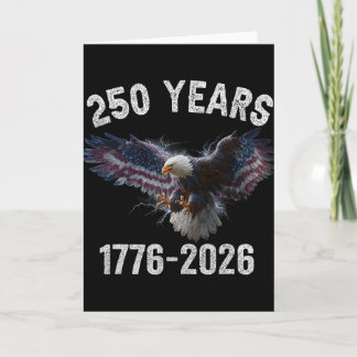 Cartão Águia e Bandeira 250 Anos 
