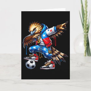 Cartão Águia Harpy de Panamá Dabbing Futebol Urbyn Street