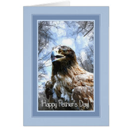 Cartão Águia Pintada Canvas do Pai