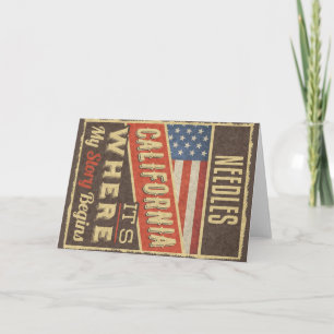 Cartão Agulha California