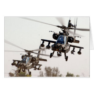 Cartão AH-64 Apache