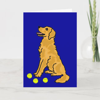 Cartão AHL- Golden Retriever Greeting or Notecards