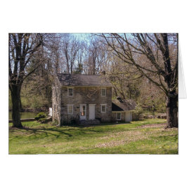 Cartão Ainda casa enchida com a luz solar