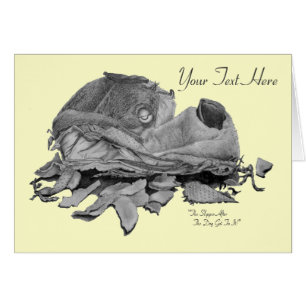 Cartão Ainda desenho cómico da vida da arte do deslizado