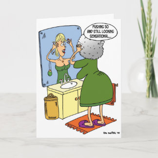 Cartão Ainda parecendo sensacional aos 50.