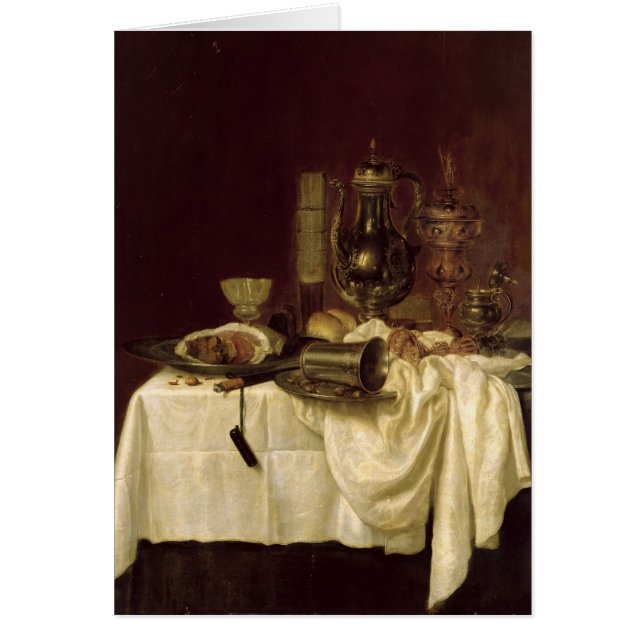 Cartão Ainda vida, 1638 (Frente)