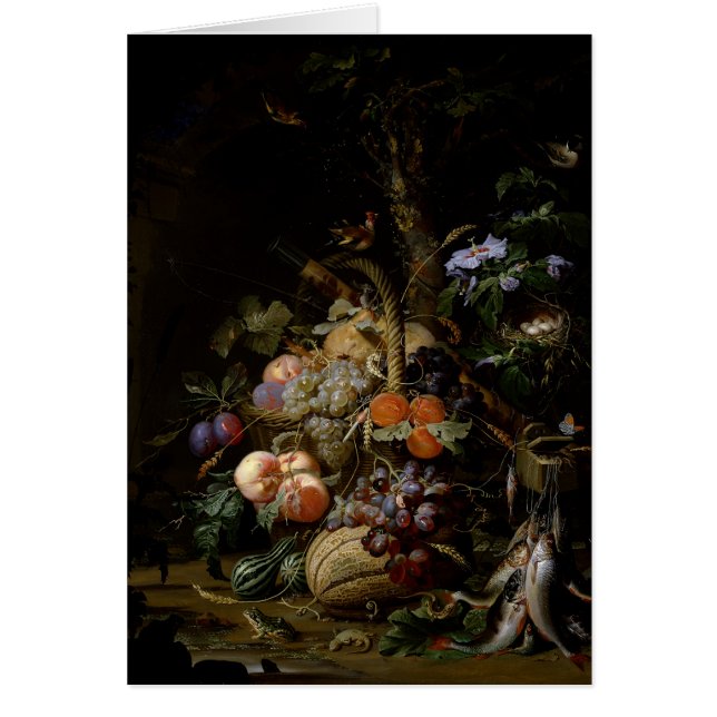 Cartão Ainda vida da fruta (Frente)