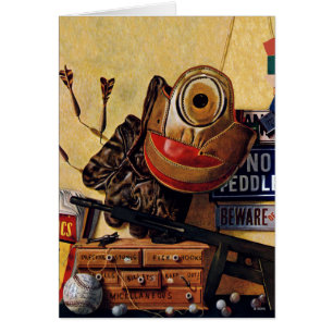 Cartão Ainda vida de brinquedos dos meninos