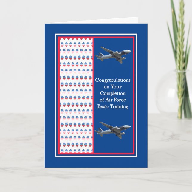 Cartão Air Force Basic Training Graduation Card (Frente)