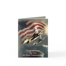Air Force Commissioning Greeting Card