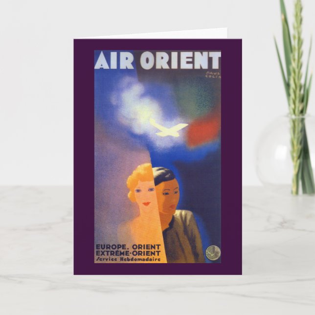 Cartão Air Orient ~ Europe - Orient (Frente)