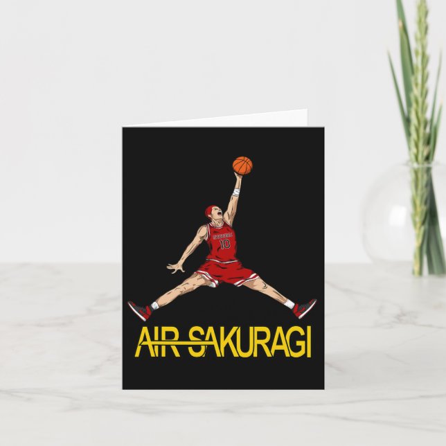 Cartão Air Sakuragi Anime Style Bysketbyll Design (Frente)