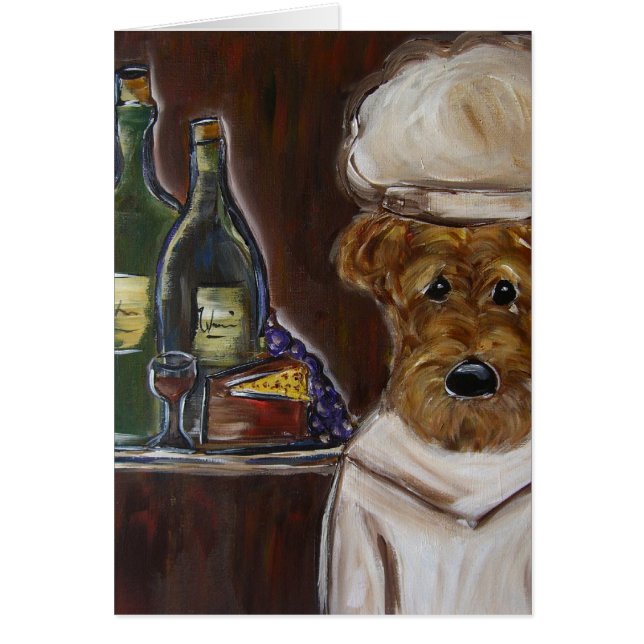 CARTÃO AIREDALE TERRIER (Frente)