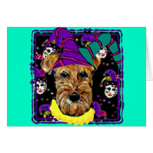 CARTÃO AIREDALE TERRIER