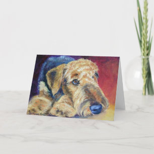 Cartão Airedale Terrier Greeting Cards