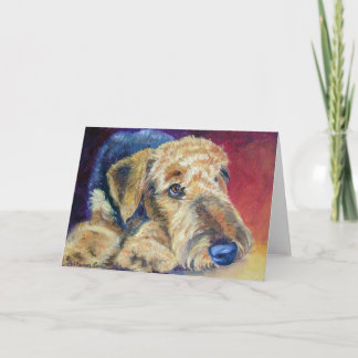 Cartão Airedale Terrier Greeting Cards