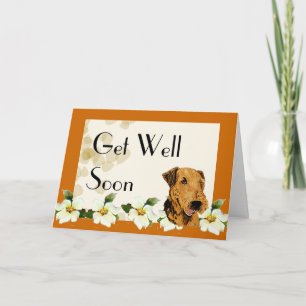 Cartão Airedale Terrier se dê bem