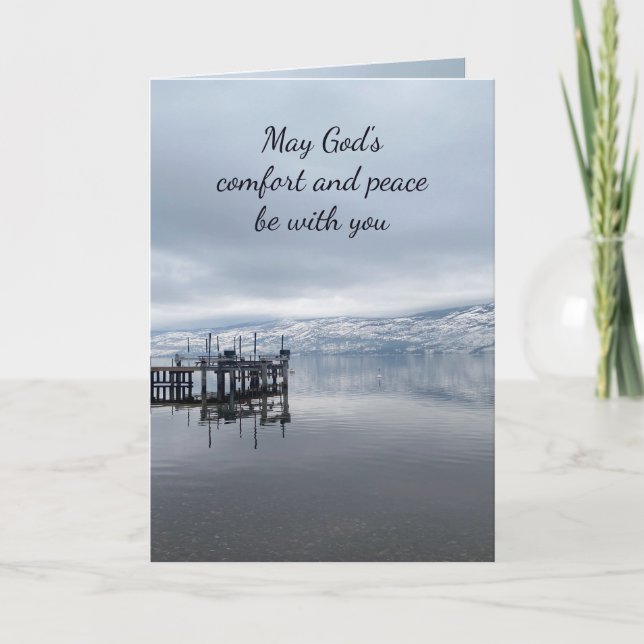 Cartão Ajuda na Deepest Sympathy em Difícil Lago Ca (Frente)