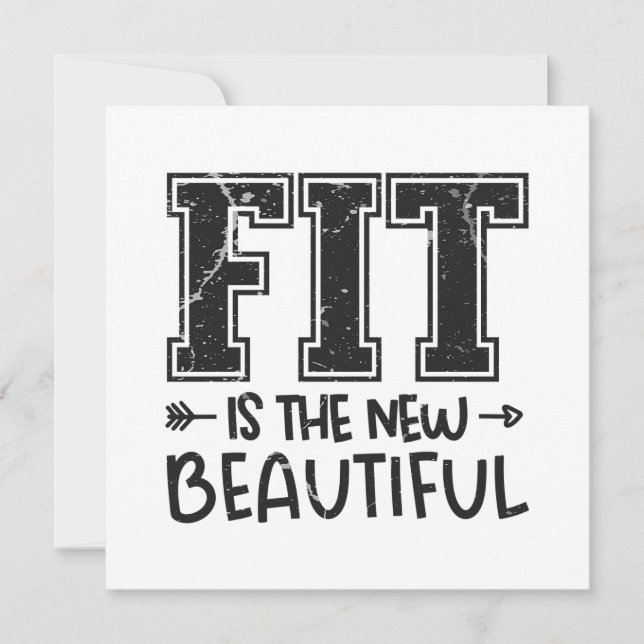 Cartão Ajustado É A Nova Bela (Frente)