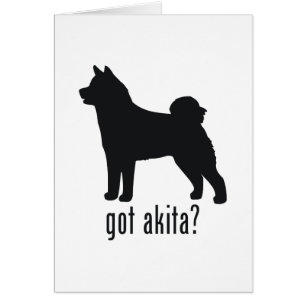 Cartão Akita