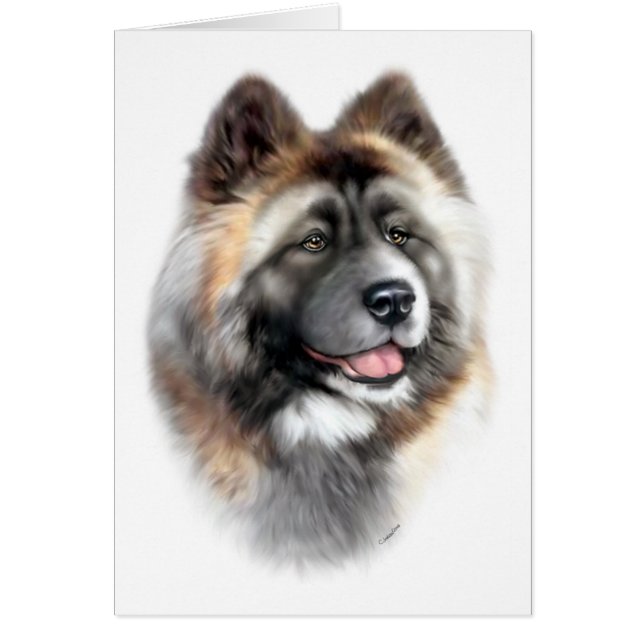 Cartão Akita (Frente)