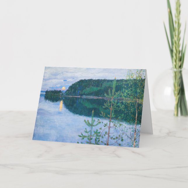 Cartão Akseli Gallen-Kallela - Primavera Night (Frente)