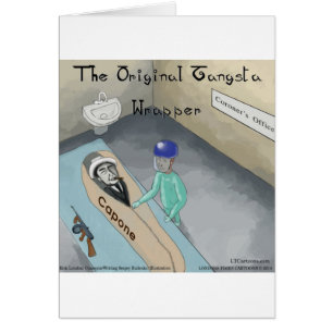 Cartão Al Capone Funeral Funny