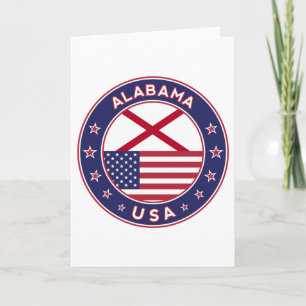 Cartão Alabama, Estados Unidos,
