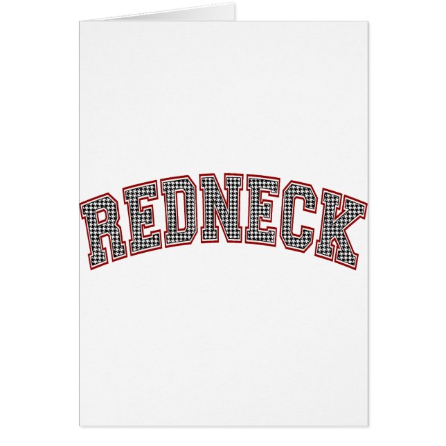 Cartão Alabama Redneck (Frente)