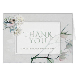 Cartão Alabaster Dahlia Woodsy Rustic Watercolor