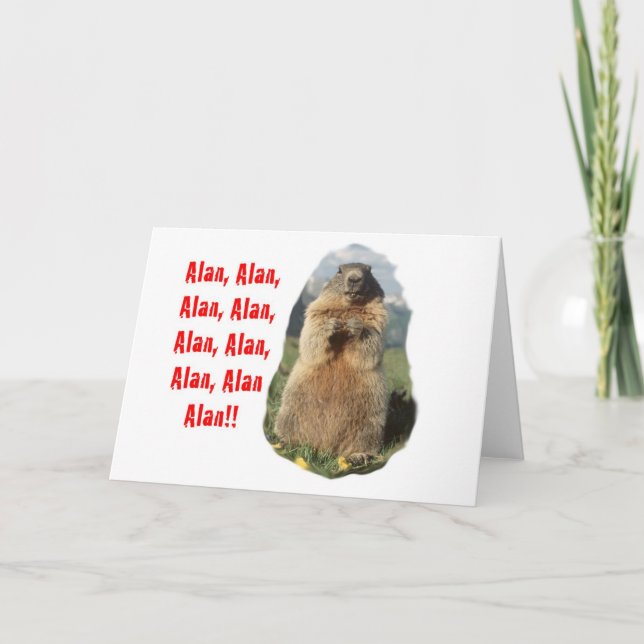 Cartão Alan Alan Alan (Frente)