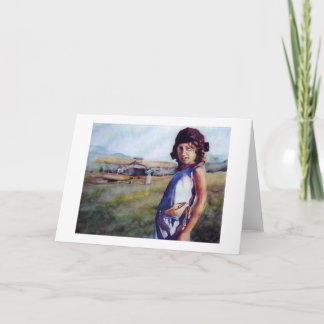 Cartão Alana & Grampa's Flight Helmet