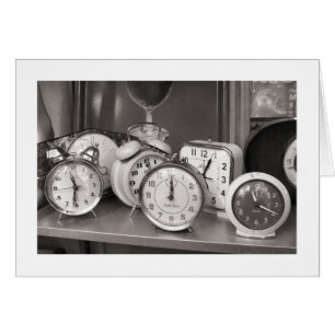 Cartão Alarmante vida estática