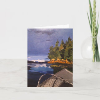 Cartão Alaska Boat Cards- "Bad Day Fishing"