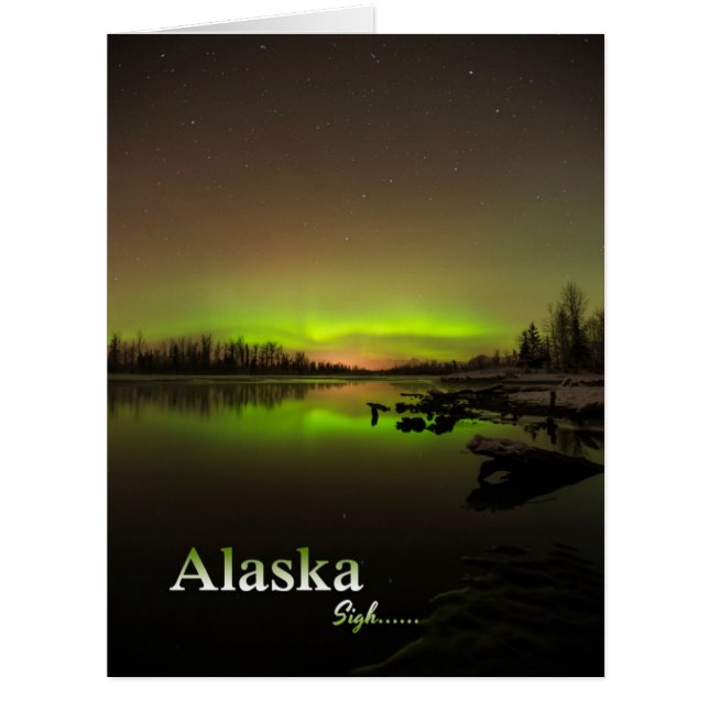 Cartão Alaska Sigh.... (Frente)