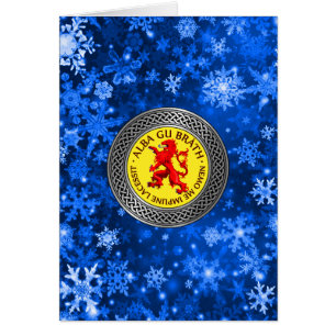 Cartão Alba Gu Brath Lion Rampant Knot