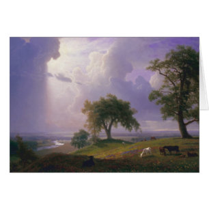 Cartão Albert Bierstadt - primavera de Califórnia