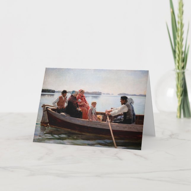 Cartão Albert Edelsense - Ir para o Natal (Frente)