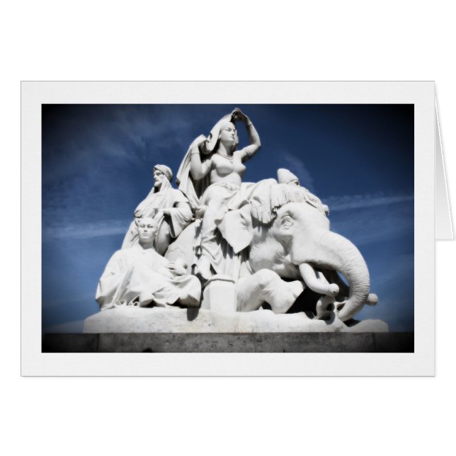 Cartão Albert Memorial (Frente Horizontal)