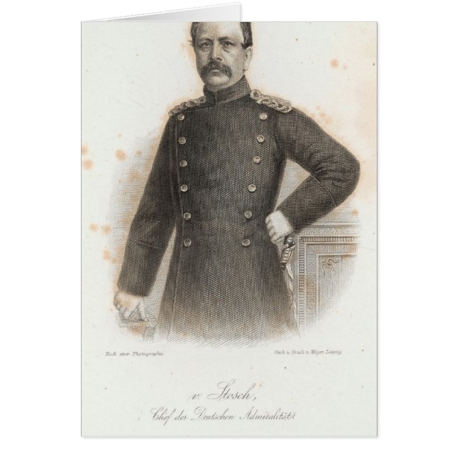 Cartão Albrecht von Stosch (Frente)