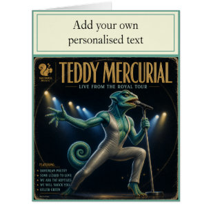 Cartão Álbum de Teddy Mercurial; uma Paródia