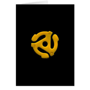 Cartão Álbum gravado de vinil 45