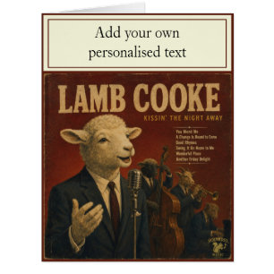 Cartão Álbum Lamb Cooke: uma Paródia