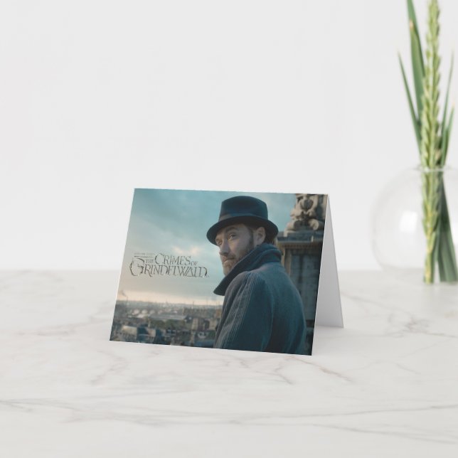 Cartão Albus Dumbledore Foto (Frente)