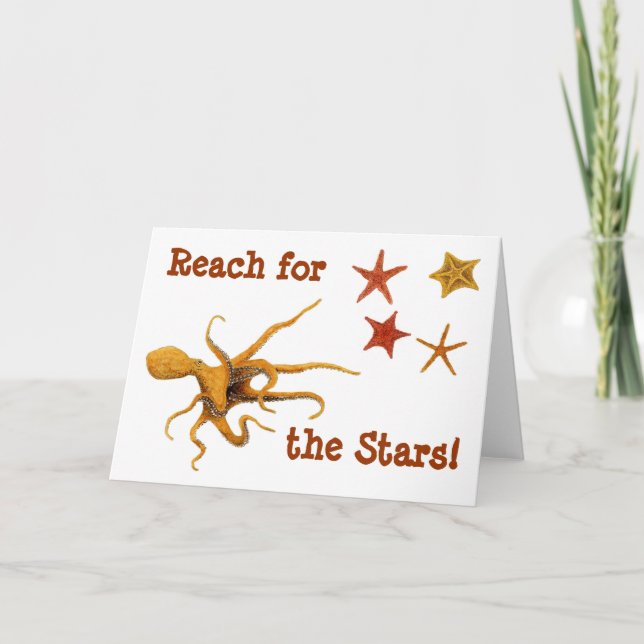 Cartão Alcance as Estrelas! (Frente)